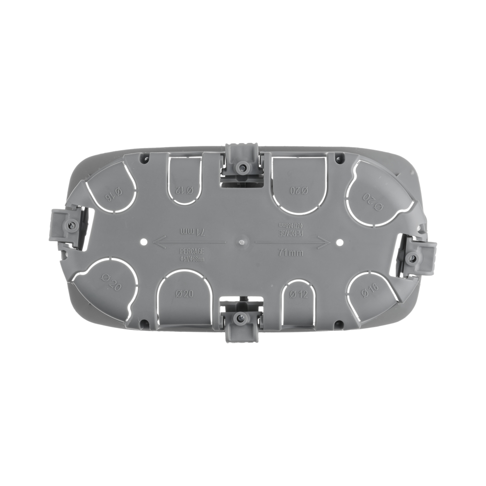 BOÎTE POUR APPA. MULTIMAT  DEBFLEX GRIS D67/P40 2P X1 CUTCASE DE 45 - DEBFLEX - 718456