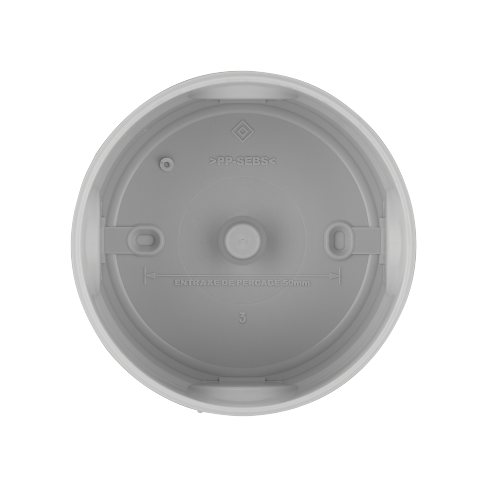 BOITE DE DERIVATION ETANCHE IP55 Ø85/P50 GRIS - DEBFLEX - 718804