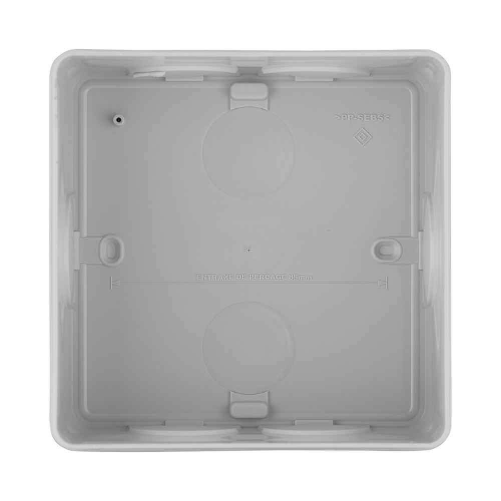 BOITE DE DERIVATION ETANCHE IP55 115X115/P60 GRIS - DEBFLEX - 718808