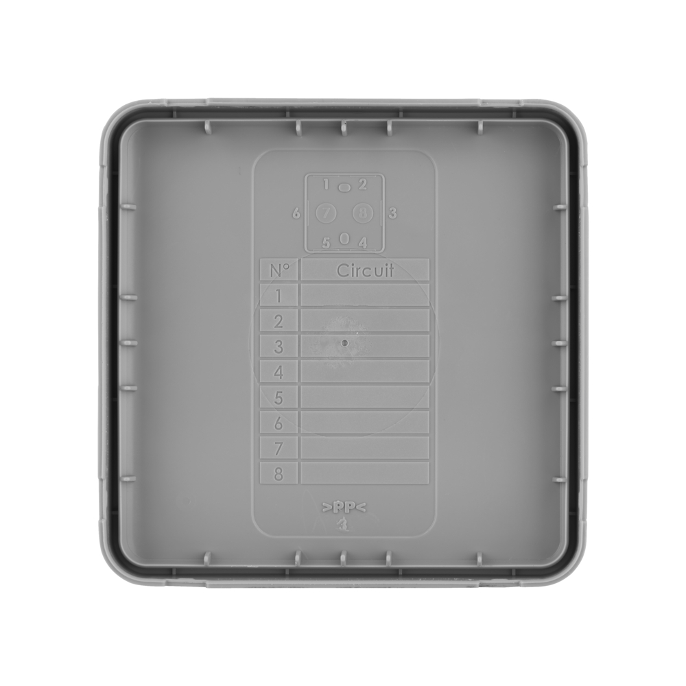 BOITE DE DERIVATION ETANCHE IP54 85X85/P50 GRIS LOT DE 3  - DEBFLEX - 718813