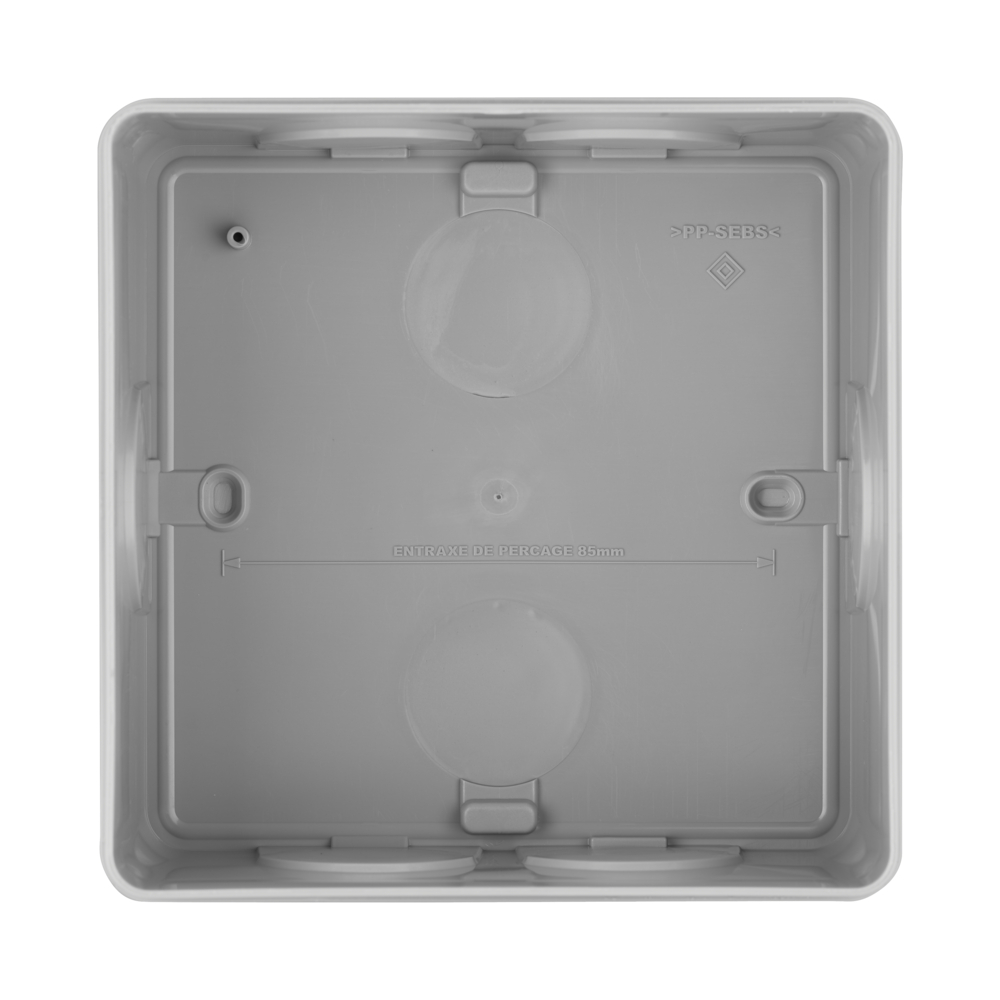 BOITE DE DERIVATION ETANCHE IP54 115X115/P60 GRIS LOT DE 3 - DEBFLEX - 718814