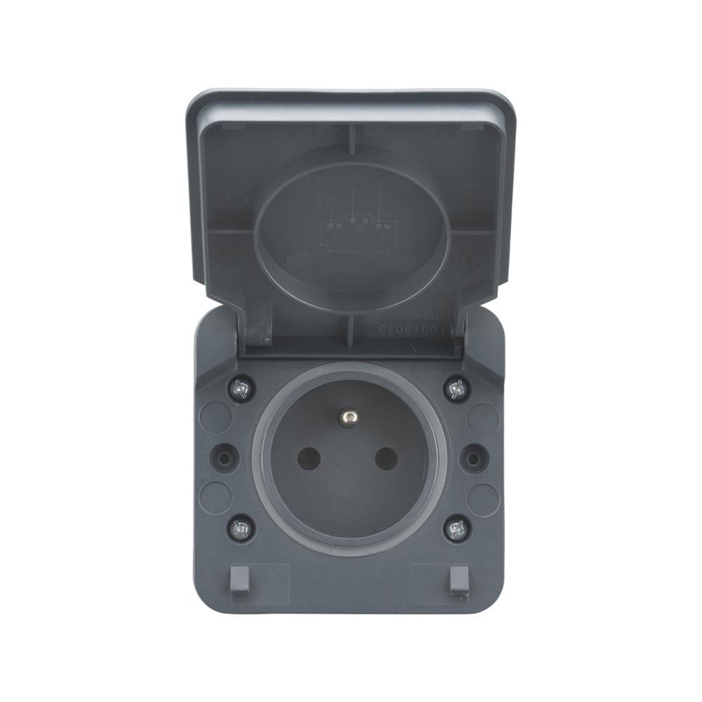 CYKLONE IP55 PRISE 2P+T ANTHRACITE - DEBFLEX - 730420