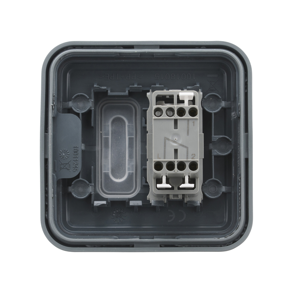 CYKLONE IP55 VA ET VIENT ENCASTRÉ ANTHRACITE - DEBFLEX - 730431