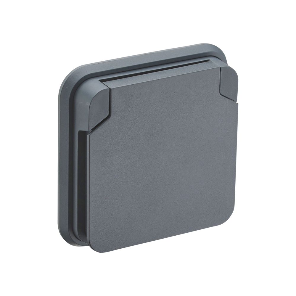 CYKLONE IP55 PRISE 2P+T ENCASTRÉ ANTHRACITE - DEBFLEX - 730432