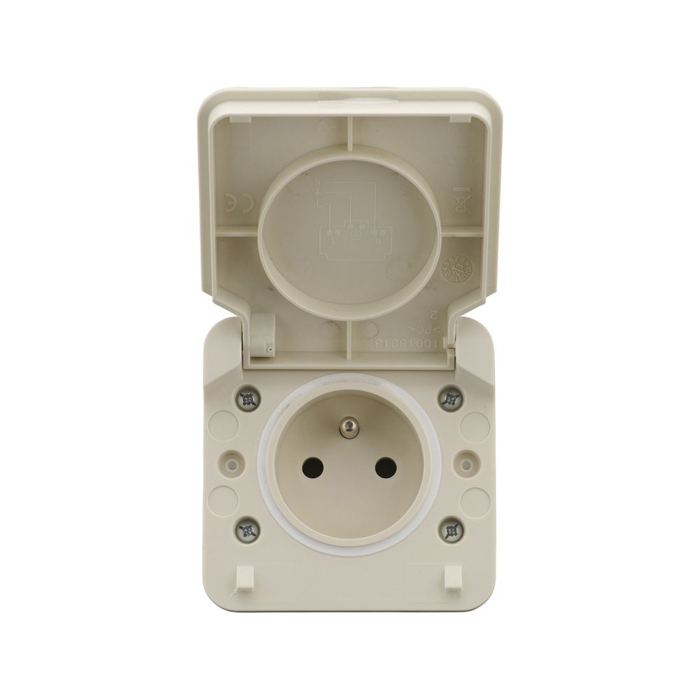 CYKLONE IP55 PRISE 2P+T SABLE - DEBFLEX - 730452