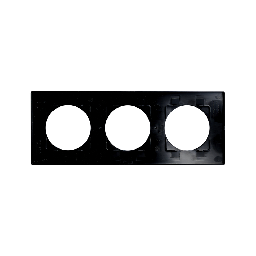 CASUAL EVO PLAQUE DE FINITION 3 POSTES NOIR INTENSE - DEBFLEX - 749627