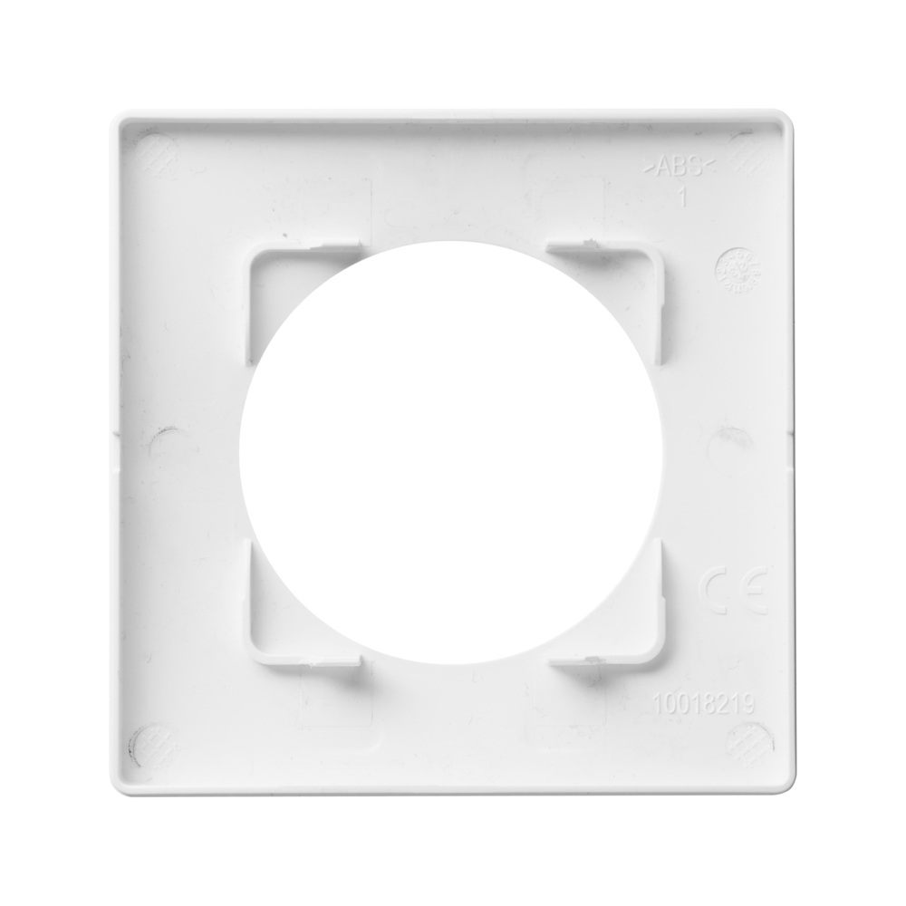 CASUAL EVO PLAQUE DE FINITION 1 POSTE BLANC PUR - DEBFLEX - 749630
