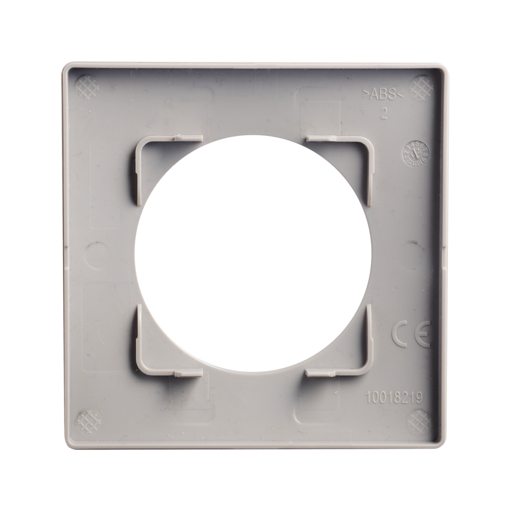 CASUAL EVO PLAQUE DE FINITION 1 POSTE GRIS PLATINE - DEBFLEX - 749645