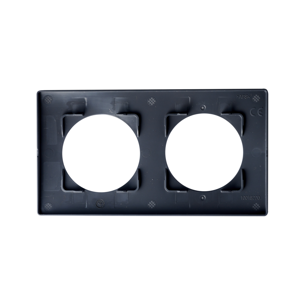 CASUAL EVO PLAQUE DE FINITION 2 POSTES GRIS PROFOND - DEBFLEX - 749646