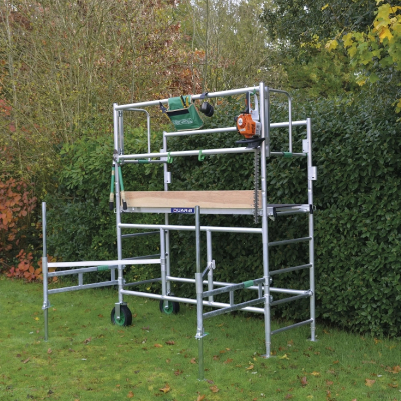 Echafaudage roulant taille haies  NATUROLL - HT 3 m - DUARIB - 19063