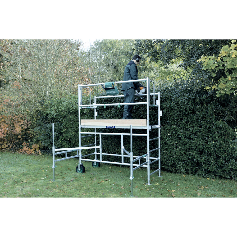 Echafaudage roulant DUARIB NATUROLL haut. travail 3.75 m - 19064