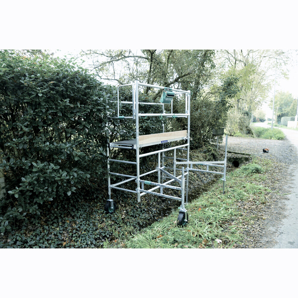 Echafaudage roulant DUARIB NATUROLL haut. travail 3.75 m - 19064