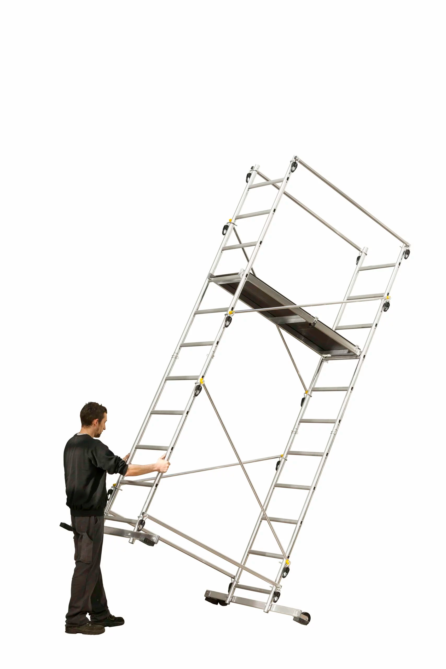 Échafaudage aluminium TEK'UP CENTAURE hauteur de travail 4.55 m - 238703