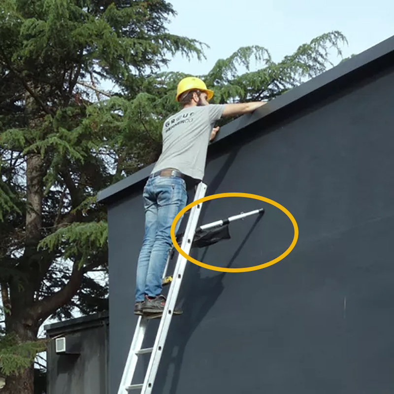 TUBE + PATIN POUR ÉCARTEUR DE MUR TÉLESCOPIQUE - CENTAURE - 380289