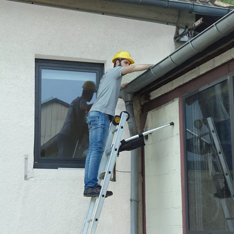 TUBE + PATIN POUR ÉCARTEUR DE MUR TÉLESCOPIQUE - CENTAURE - 380289