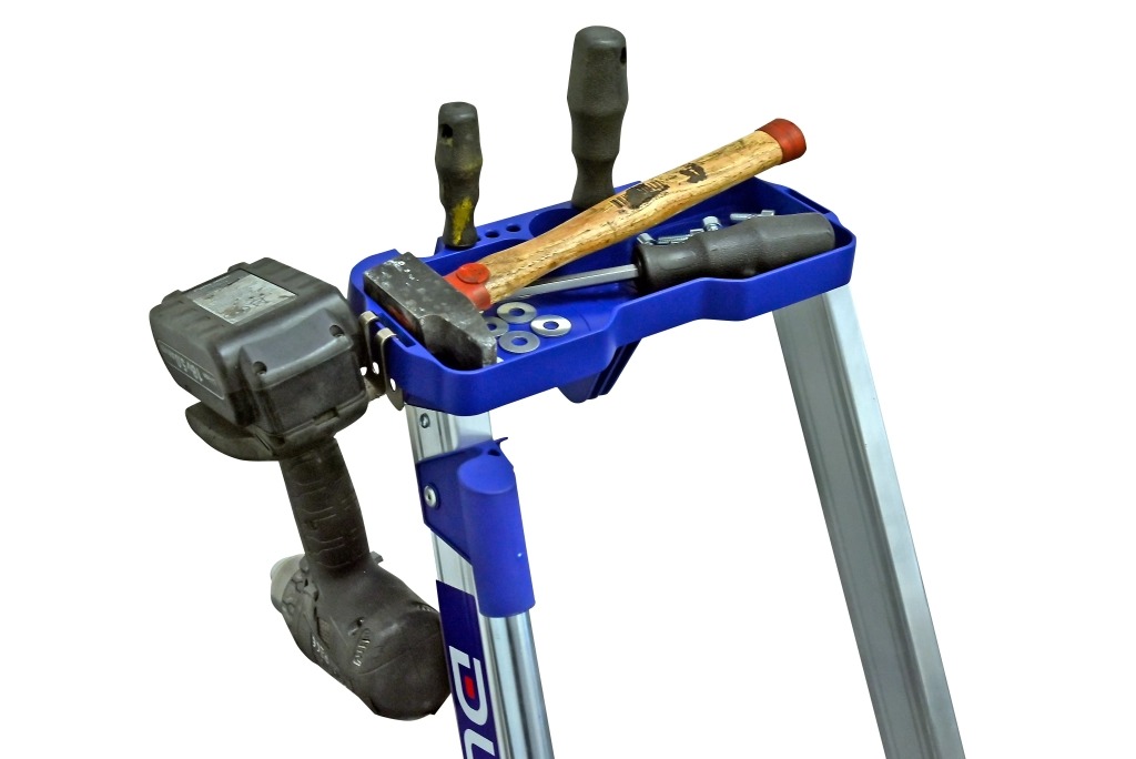 Escabeau pro X-STEP 8 marches DUARIB - Hauteur maxi 3.75m - Marches profondes de 11cm - 605208