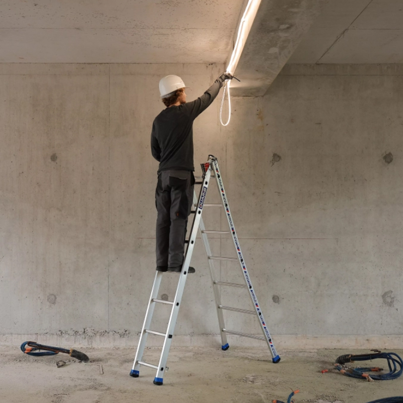 Échelle transformable 2 plans T2 2x8 bx - DUARIB - 610208