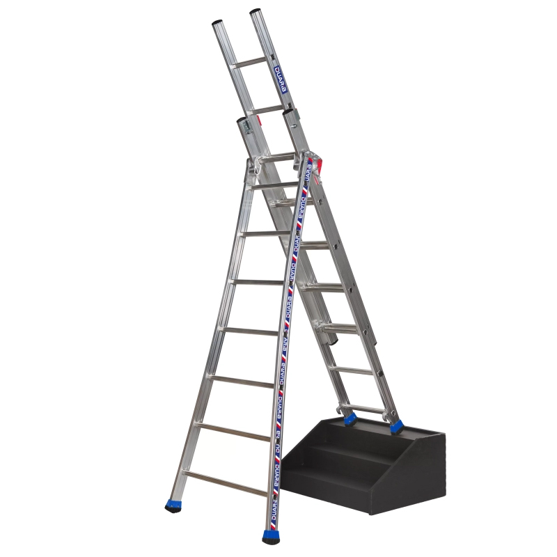 Échelle transformable à base évasée 3 plans DUARIB MASTER T3 2m20 - 610307