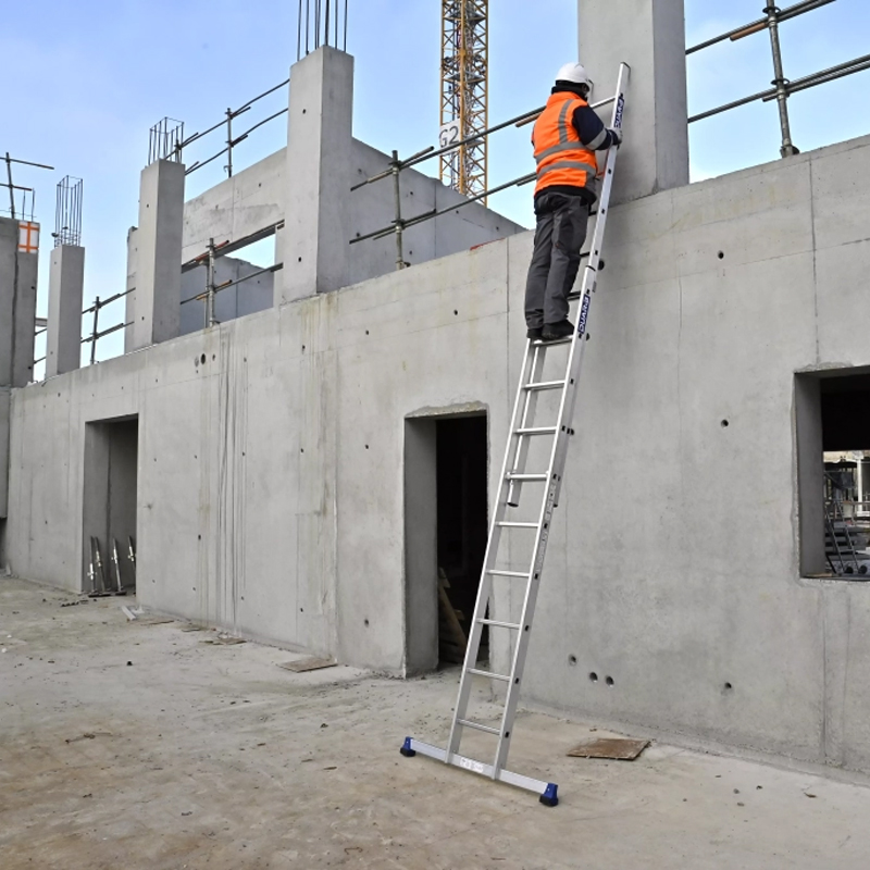 Échelle CM2 coulissante 2 plans à main 2x10 barreaux 5 m DUARIB - 610510