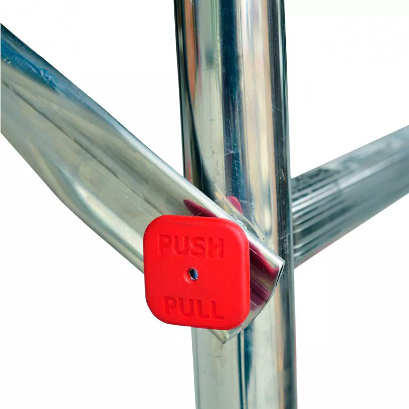 Échafaudage roulant aluminium DUARIB AL255 base standard + lisse hauteur travail 4.90 m - 613813
