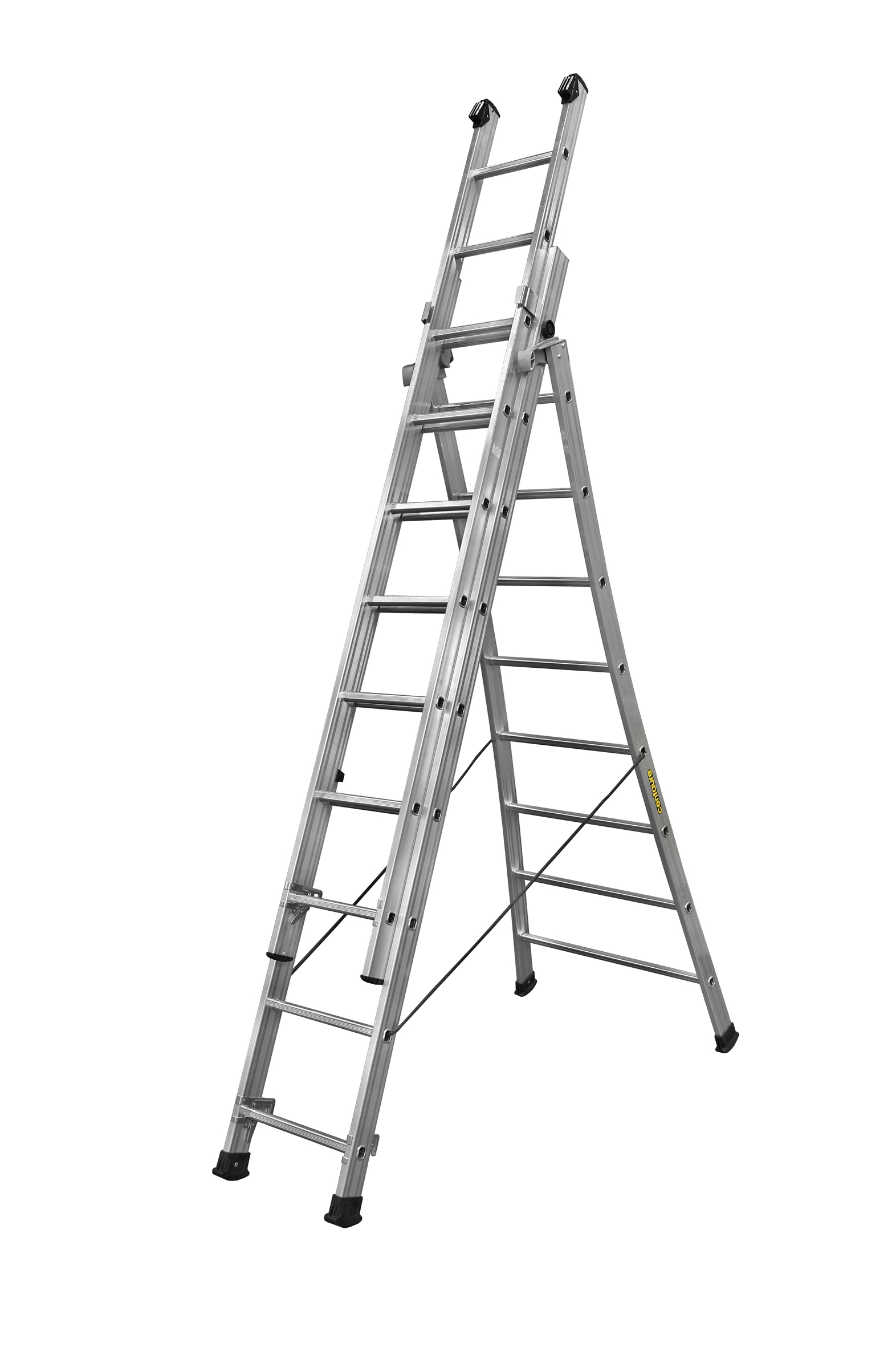 Echelle transformable à base évasée 3 plans DUARIB PRT3 2m50 - 631308