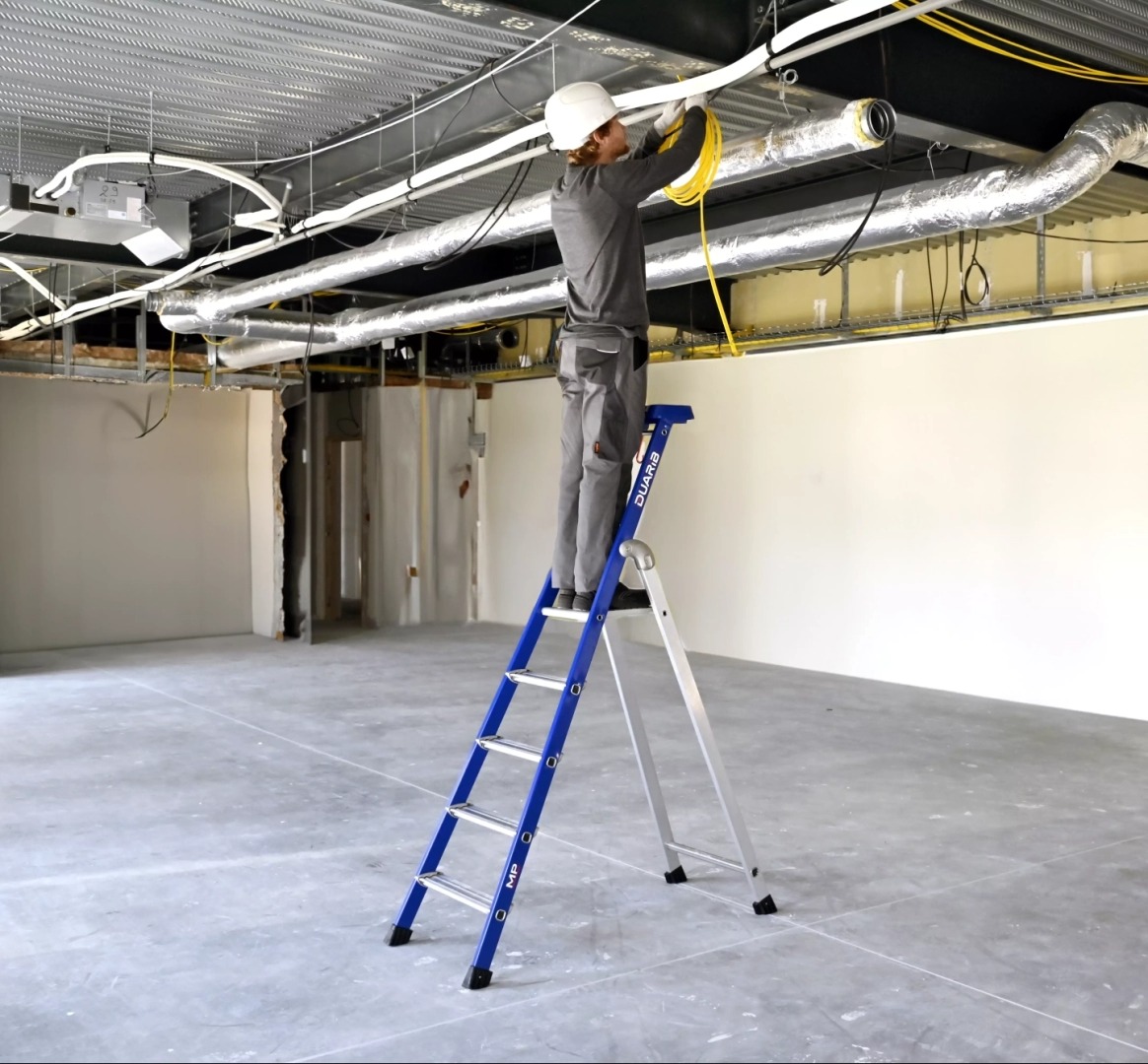 Escabeau 6 marches aluminium MP - DUARIB - 639206