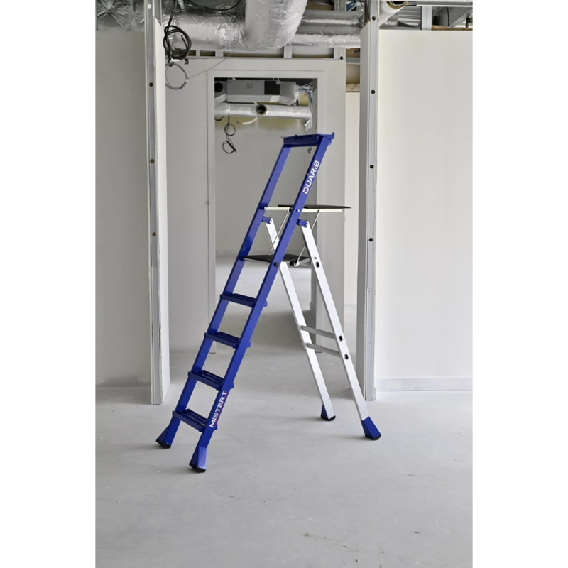 ESCABEAU ALUMINIUM À 4 MARCHES CAILLEBOTIS MISTER T - DUARIB - 649204