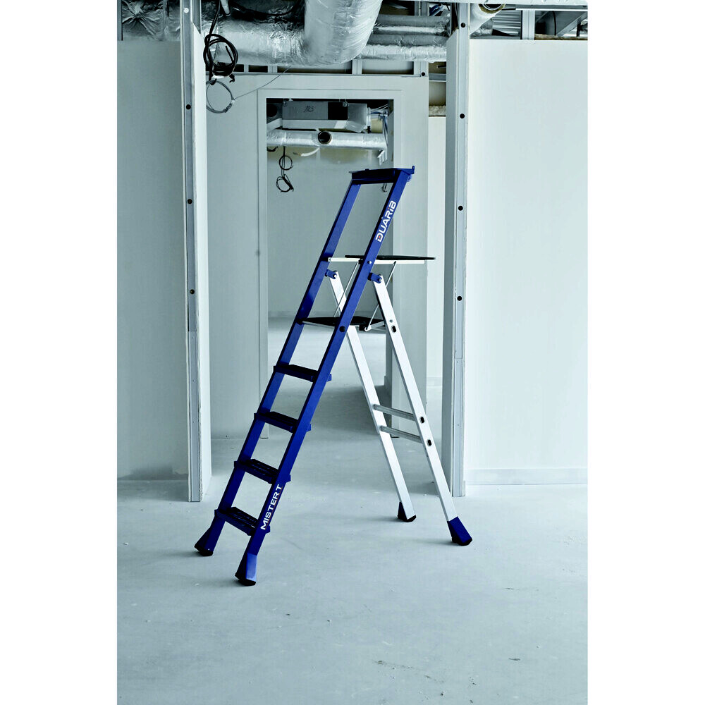 Escabeau 5 marches caillebotis MISTER T Master 3m10 DUARIB 649205