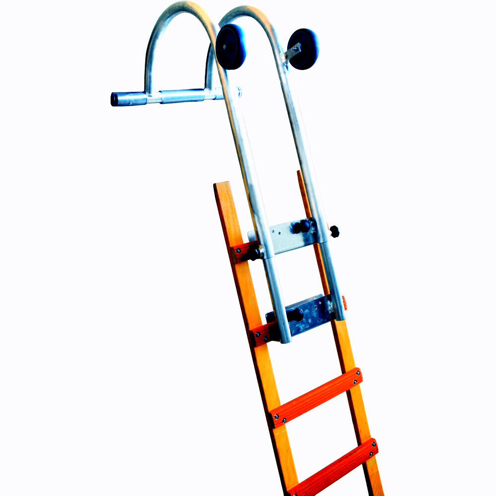 Échelle de toit bois - Écart 33 cm Longueur 4 m - DUARIB - 682112