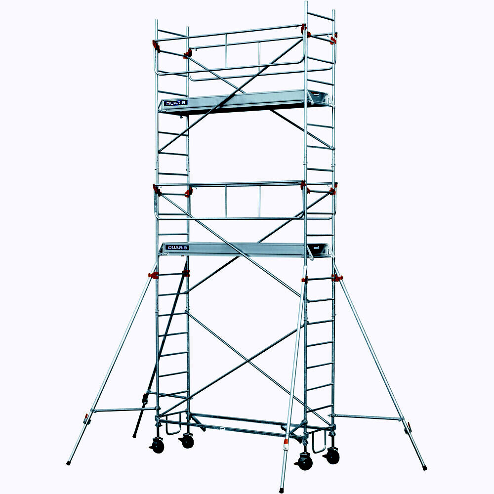 Echafaudage roulant acier DUARIB ROLLSTAR 254 hauteur travail 7m90- 8325062