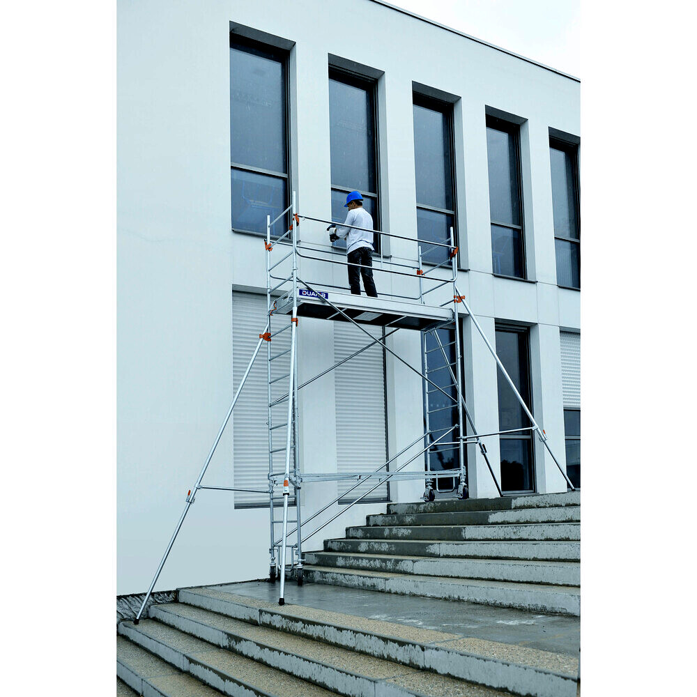 Echafaudage roulant acier DUARIB ROLLSTAR 254 hauteur travail 11m20- 8325092