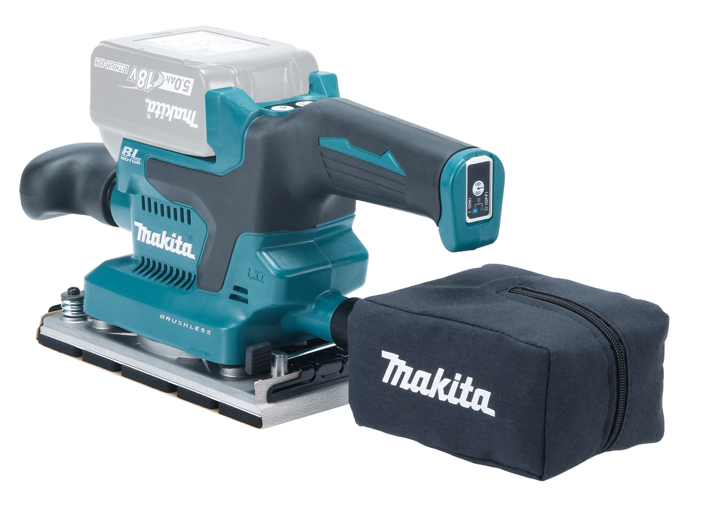 Ponceuse vibrante MAKITA 18V LXT 93x185mm sans batterie DBO381ZU