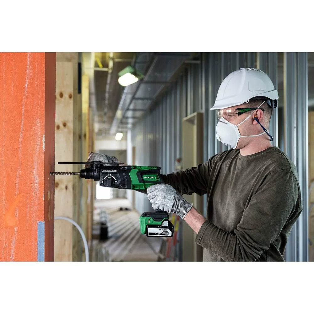 Perfo-burineur SDS+ 26mm brushless 18V 5Ah Li-ion 3,2J- autostop - HIKOKI - DH18DPCWPZ