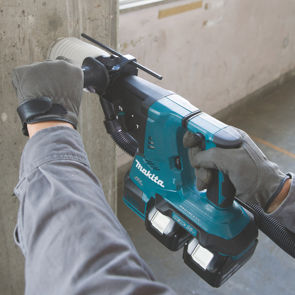PERFO-BURINEUR MAKITA SDS PLUS 36 V = 2 X 18 V LI-ION 5 AH 28 MM DHR281PT2J