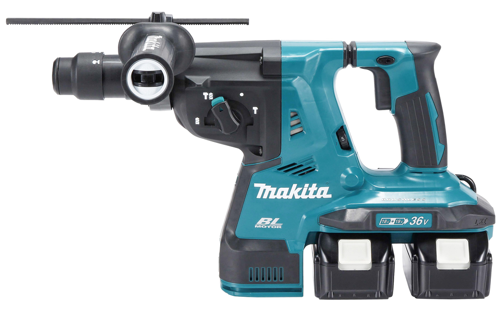 PERFO-BURINEUR MAKITA SDS+ 36 V => 2 X 18 V LI-ION 28 MM (PRODUIT SEUL) - DHR283ZJU