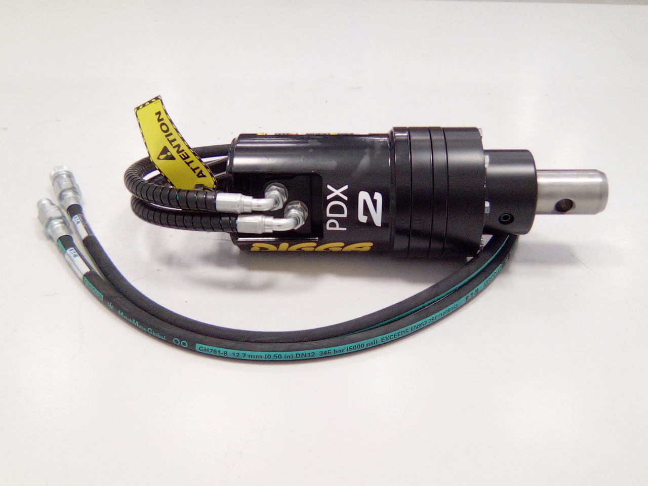 Tarière hydraulique - motoréducteur DIGGA PDX2-2 pour mini-pelles de 1 tonnes à 2 tonnes - PDX2