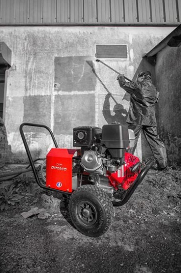 NETTOYEUR HAUTE PRESSION DIMACO THERMIQUE AVEC ENROULEUR 13CV 900L/H 240 BARS MOTEUR HONDA - 15240HEPRED