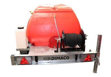 Nettoyeur HP sur remorque 2460 l/h - DIMACO - REMTIE41150HDE
