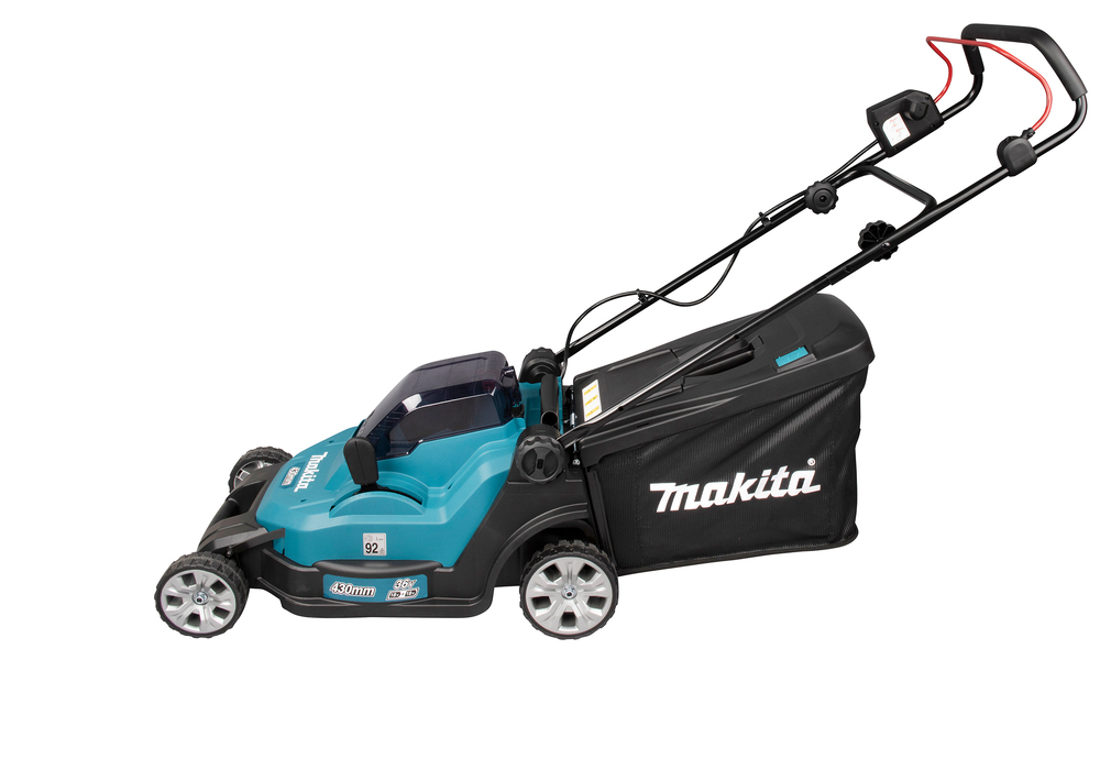 Tondeuse 500 m² de tonte 36 V = 2 x 18 V Li-Ion sans batterie - MAKITA - DLM432Z