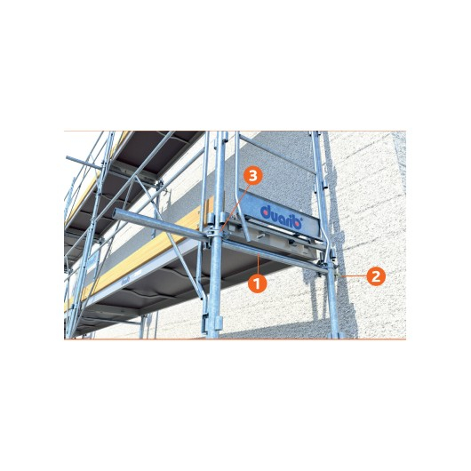 Kit D'amarrage FIXATION FACADE DUARIB 1M50 - Pour Échafaudages F3000, F3000 ALU Et MULTI 4X - 20865