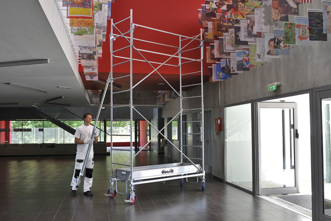 Echafaudage roulant DUARIB Acier ROLLSTAR 205 hauteur travail 4m90 - 8320032