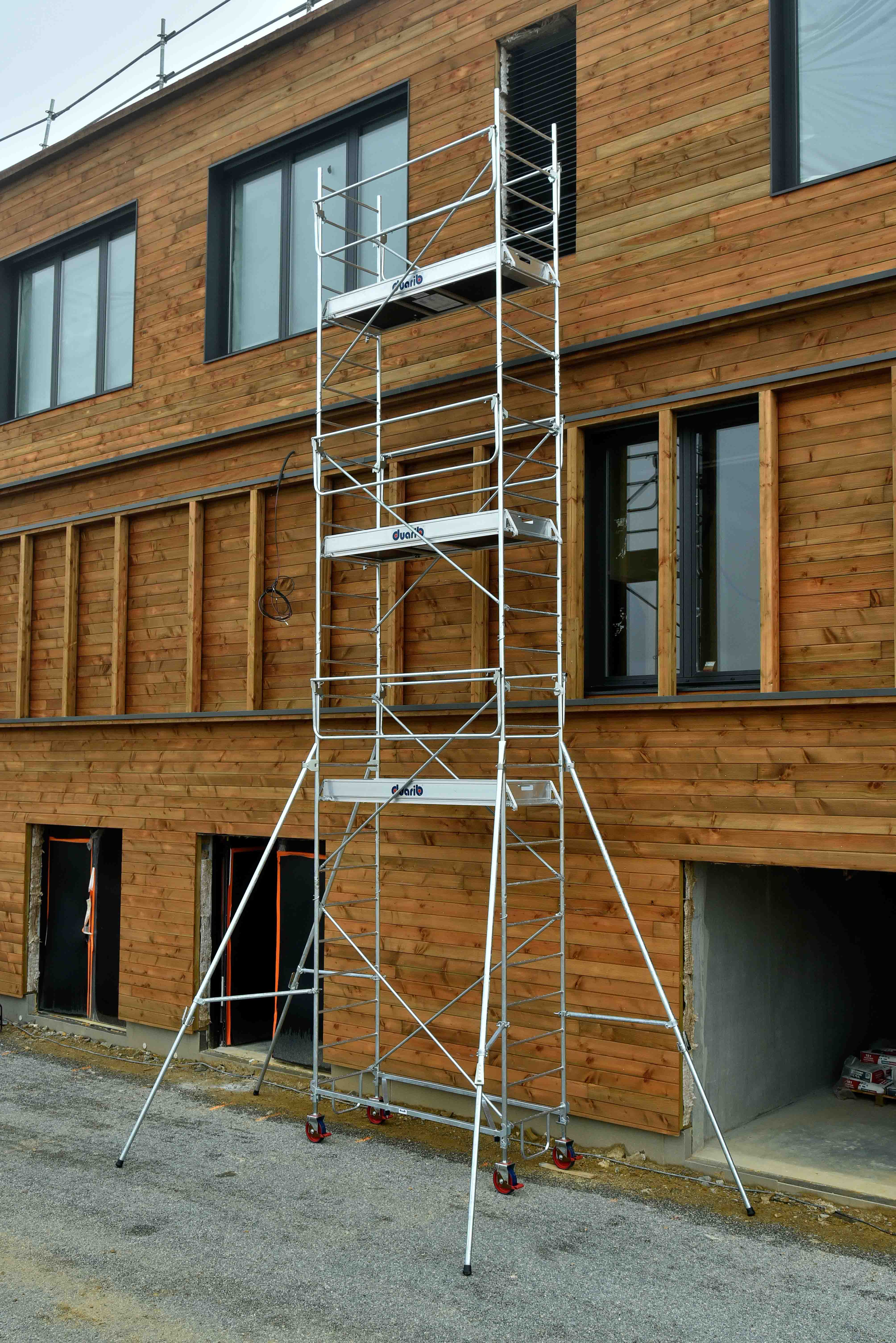 Echafaudage roulant DUARIB Acier ROLLSTAR 205 hauteur travail 11m20 - 8320092