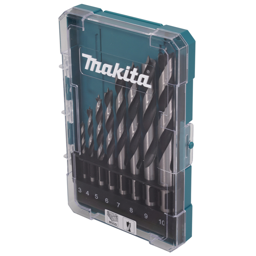 COFFRET 8 FORETS BOIS CYLINDRIQUES - MAKITA - D-77257
