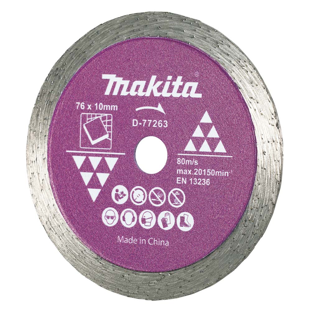 DISQUE DIAMANT JANTE CONTINUE 76MM - MAKITA - D-77263