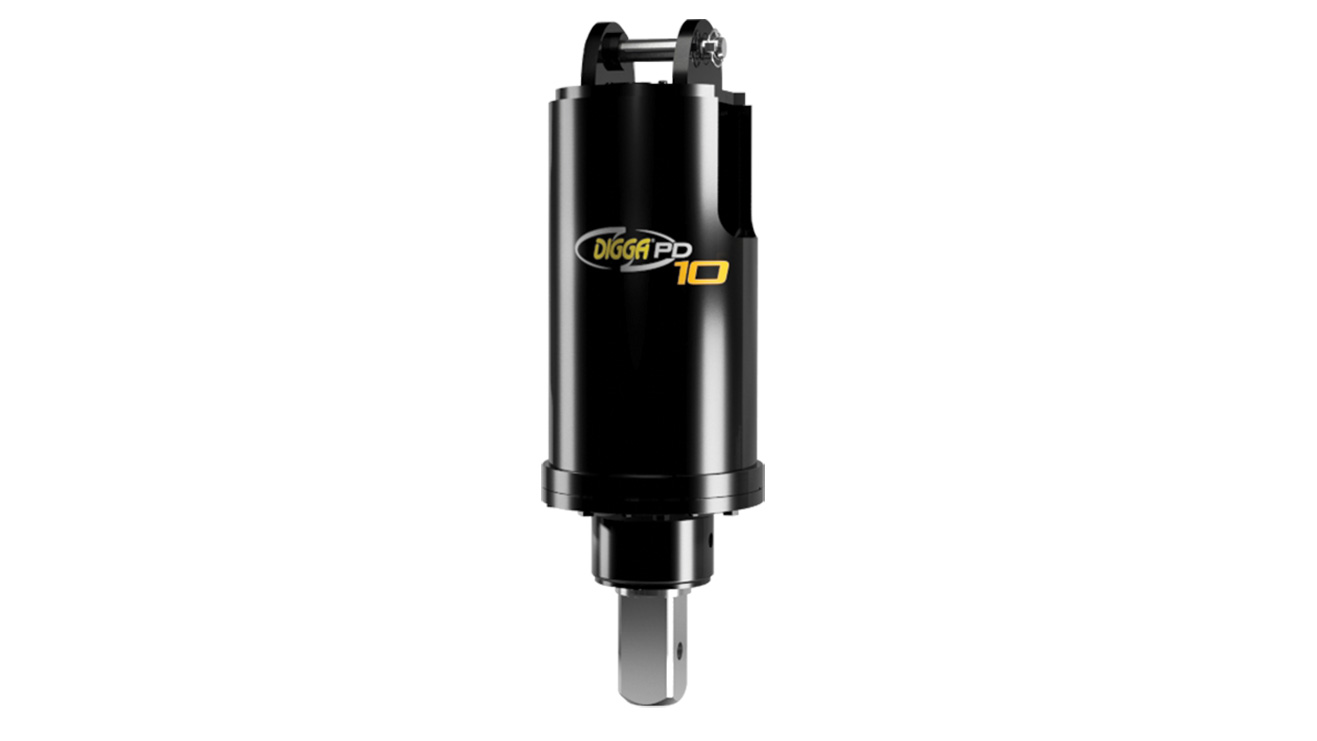 Tarière motoréducteur hydraulique DIGGA PD10-5 pour pelles de 9 à 12 tonnes - PD105