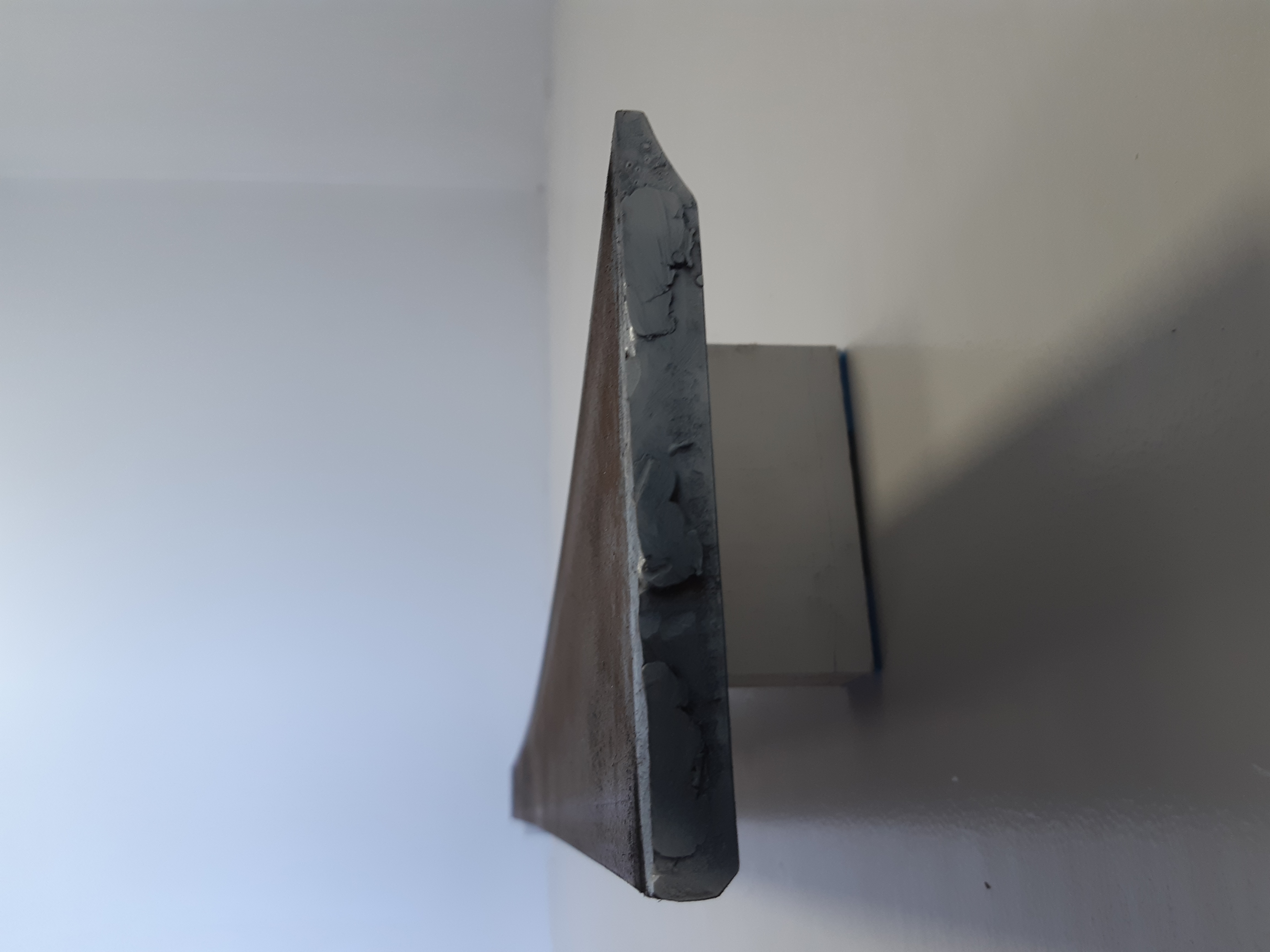 Lame à souder 1 chanfrein dimension 16x150x3000 en dureté 400hb - P40161503000