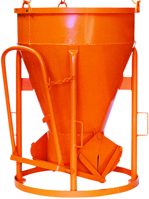 Benne à béton EICHINGER 2500 L cylindro-conique à fond ouvrant -101317