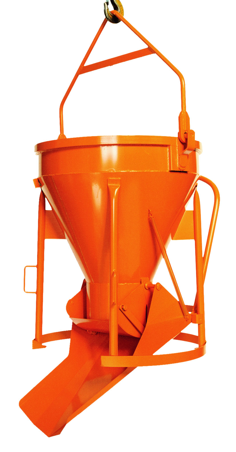 Benne à béton EICHINGER 1250 L à goulotte latérale rabattable-1020-Mécanique avec volant-1020V13