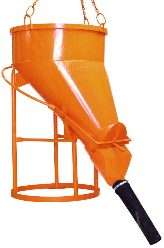 Benne à tuyau EICHINGER 250 L vidage latéral raccord tuyau démontable-Mécanique avec volant-1023V3