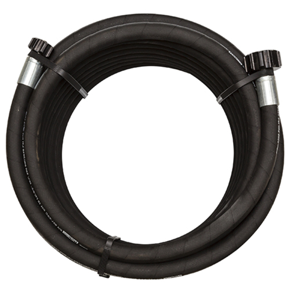 Tuyau produit ø 16 x 15 m, raccords rapides F1